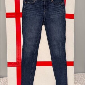 LOFT Dark Blue Skinny Jeans